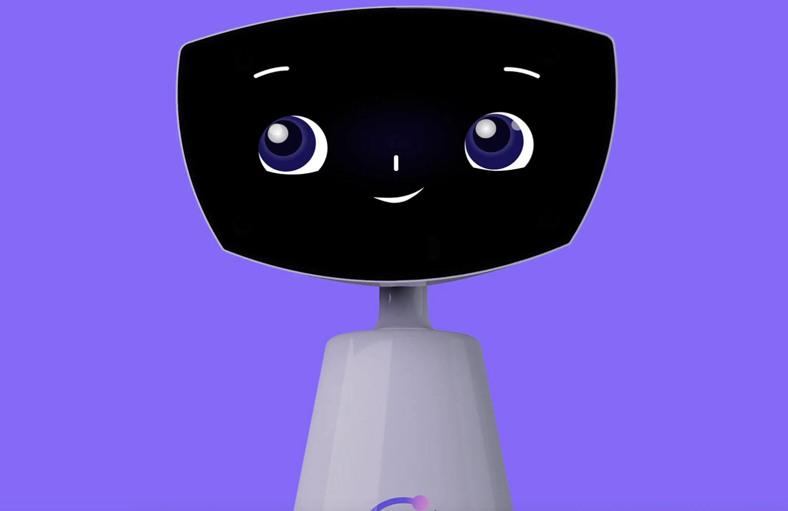 Robin的官方形象：屏幕上是一张会做表情的脸(Expper官方图)